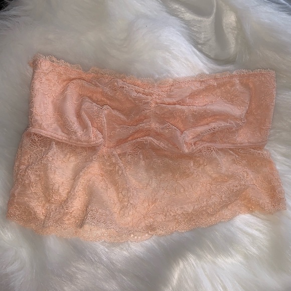 PINK Victoria's Secret Other - 📌Final Price VS Peach Lace Bandeau Bra